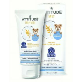 Attitude Baby Sensitive Skin Care Natural Protective Ointment, 2.5 Oz