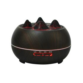 Atmosphere Flame Mountain Wood Grain Humidifier (Option: Style 3 European Standard)