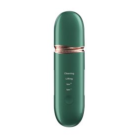 Ultrasonic Shovel Skin Electromechanical Cleaning Instrument Beauty Instrument Shovel Skin Knife Household Cleaning Instrument (Color: Green)