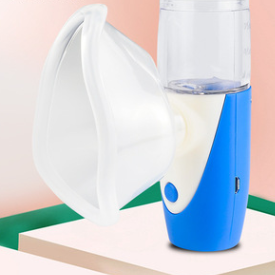 MY-121 Rechargeable Atomizer Inhaler Nebulizer Humidifier (Option: White and blue)