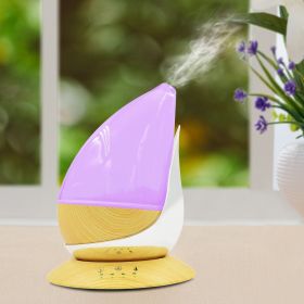 Creative Water Drop Aroma Diffuser Home Ultra-quiet (Option: Purple-UK)