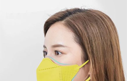 Comfortable 3-layer Thin Disposable Breathable Face Mask (Option: Yellow-50PCS)