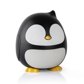 Penguin Aromatherapy Humidifier Essential Oil Fragrance (Option: Black-Musical version-USB)