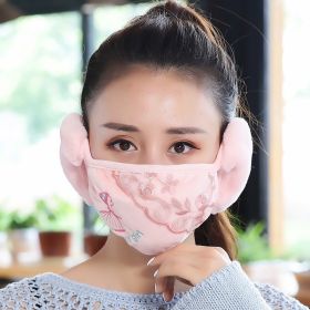 Winter Windproof Warm Mask Womens Earmuffs (Option: A601 pink1)