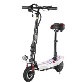 Lithium Electric Scooter Battery Car (Option: White-Seat-US)