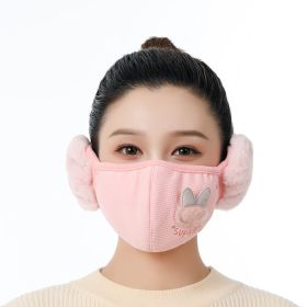 Winter Windproof Warm Mask Womens Earmuffs (Option: A total of 2pink)