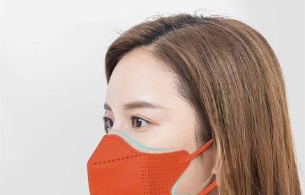 Comfortable 3-layer Thin Disposable Breathable Face Mask (Option: Orange-50PCS)