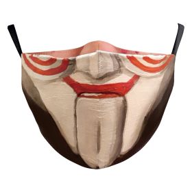 Halloween Digital Printing Funny Face Double-layer Dust Mask (Option: B178 978-Adult Average Size)