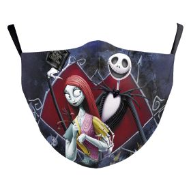 Halloween Clown Funny Horror Creative Double-layer Dust Mask (Option: B178 753-Adult Average Size)