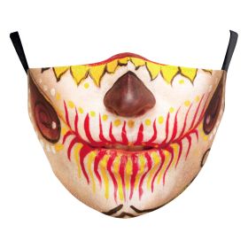 Digital Printing Ghost Face Wansheng Clown Funny Double-layer Dust Mask (Option: B178 692-Adult Average Size)