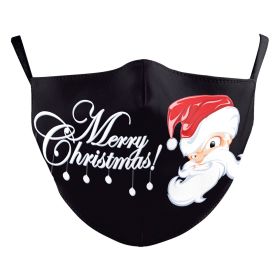 Snowflake Christmas Red Digital Printing Double-layer Dust Mask (Option: B178 1467-Adult Average Size)