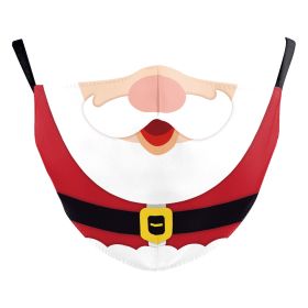 Snowflake Christmas Red Digital Printing Double-layer Dust Mask (Option: B178 1463-Adult Average Size)