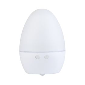 Non-printed Wood Grain Aromatherapy Humidifier (Color: White)