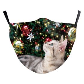 Christmas Funny Digital Printing Double-layer Dust Mask (Option: B178 1107-Adult Average Size)