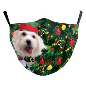 Christmas Funny Digital Printing Double-layer Dust Mask (Option: B178 1103-Adult Average Size)