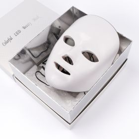 Beauty Instrument Beauty Skin Mask Instrument Seven-color Photon Rejuvenation (Option: With original packaging-EU)