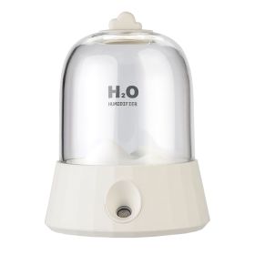 Humidifier Usb Rechargeable Water Meter Atomizer (Option: White-USB)