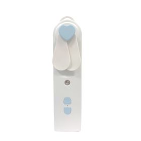 Handheld Mini Fan Moisturizing Spray Moisturizing Meter (Option: Blue-USB)