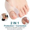 2pcs Soft Big Toe Corrector; Bunion Protector For Men And Women